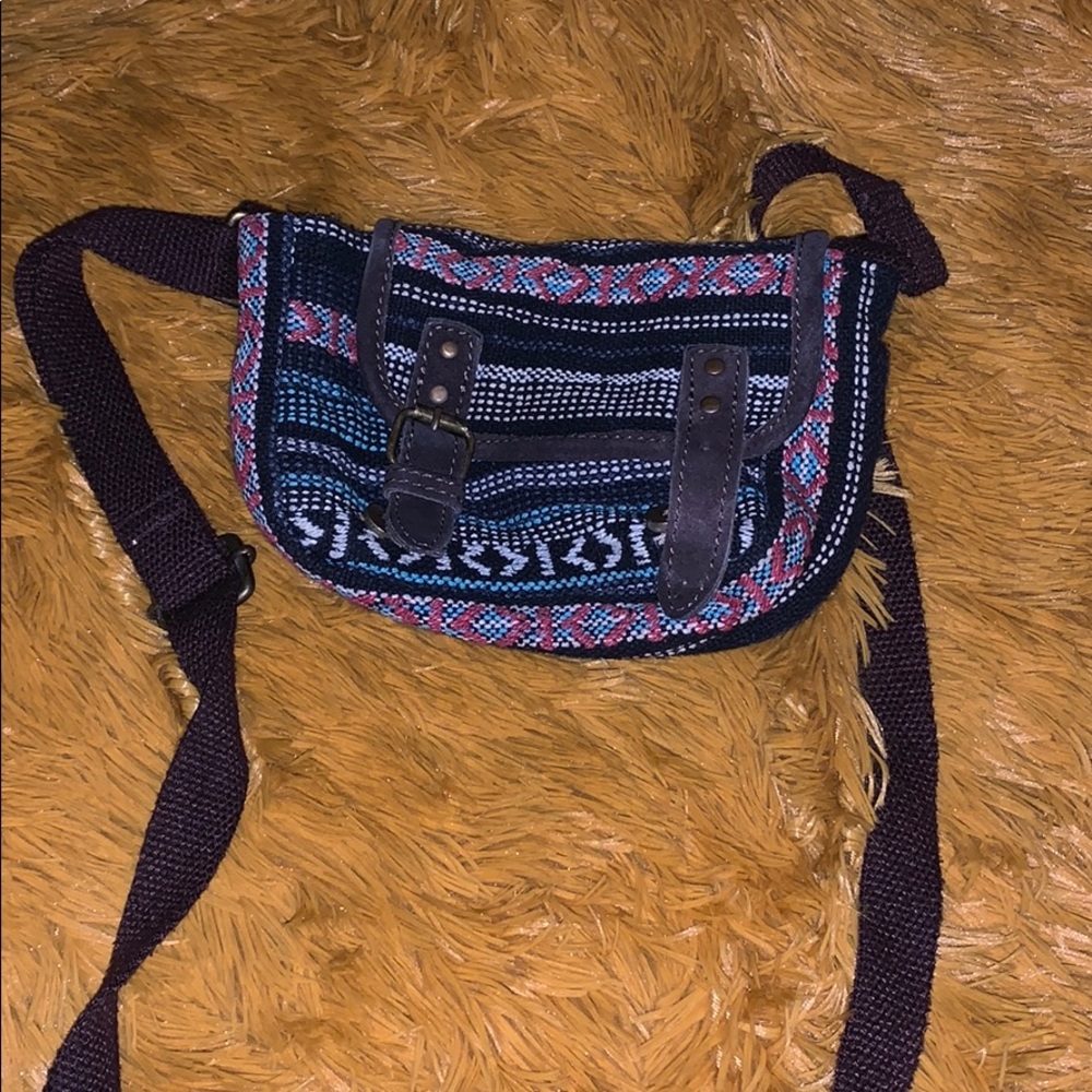 Boho cross body satchel
